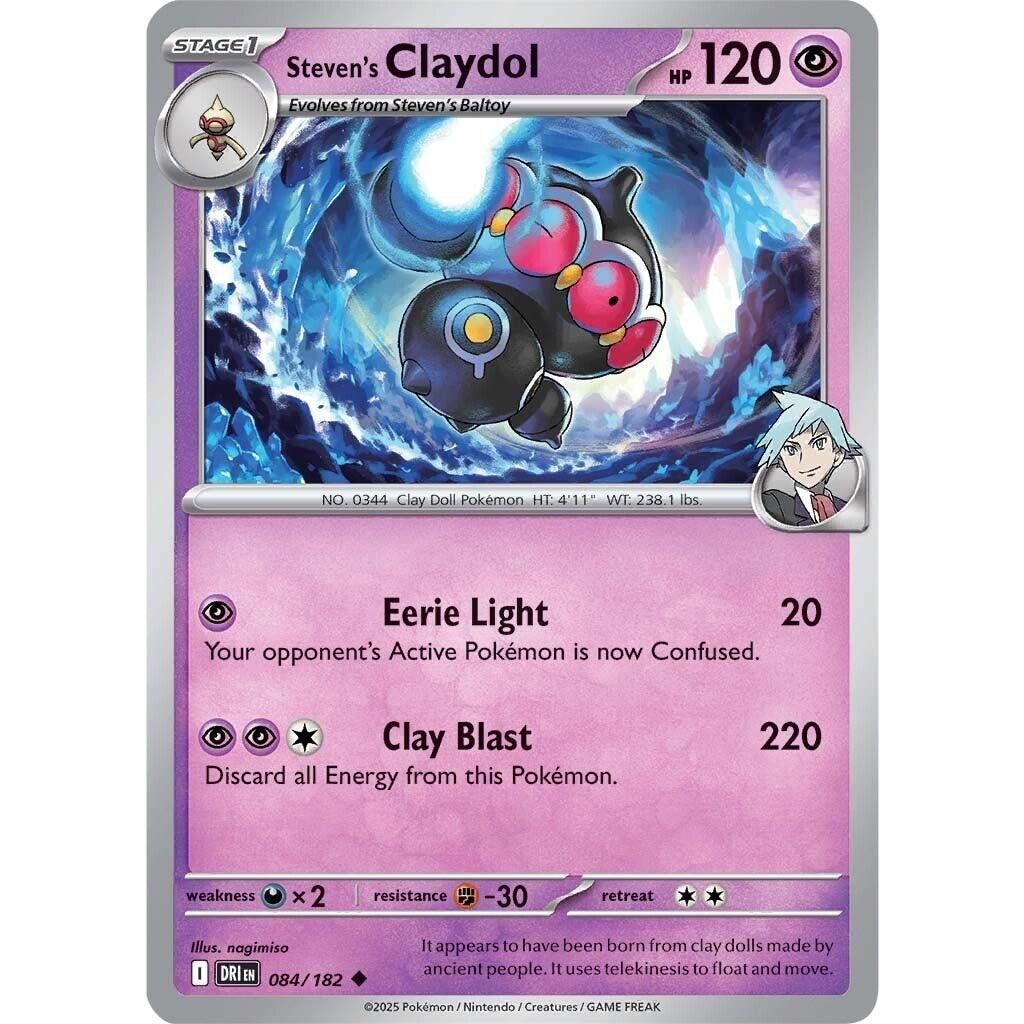 Image for Steven's Claydol (084/182) (DRI) - Pokemon