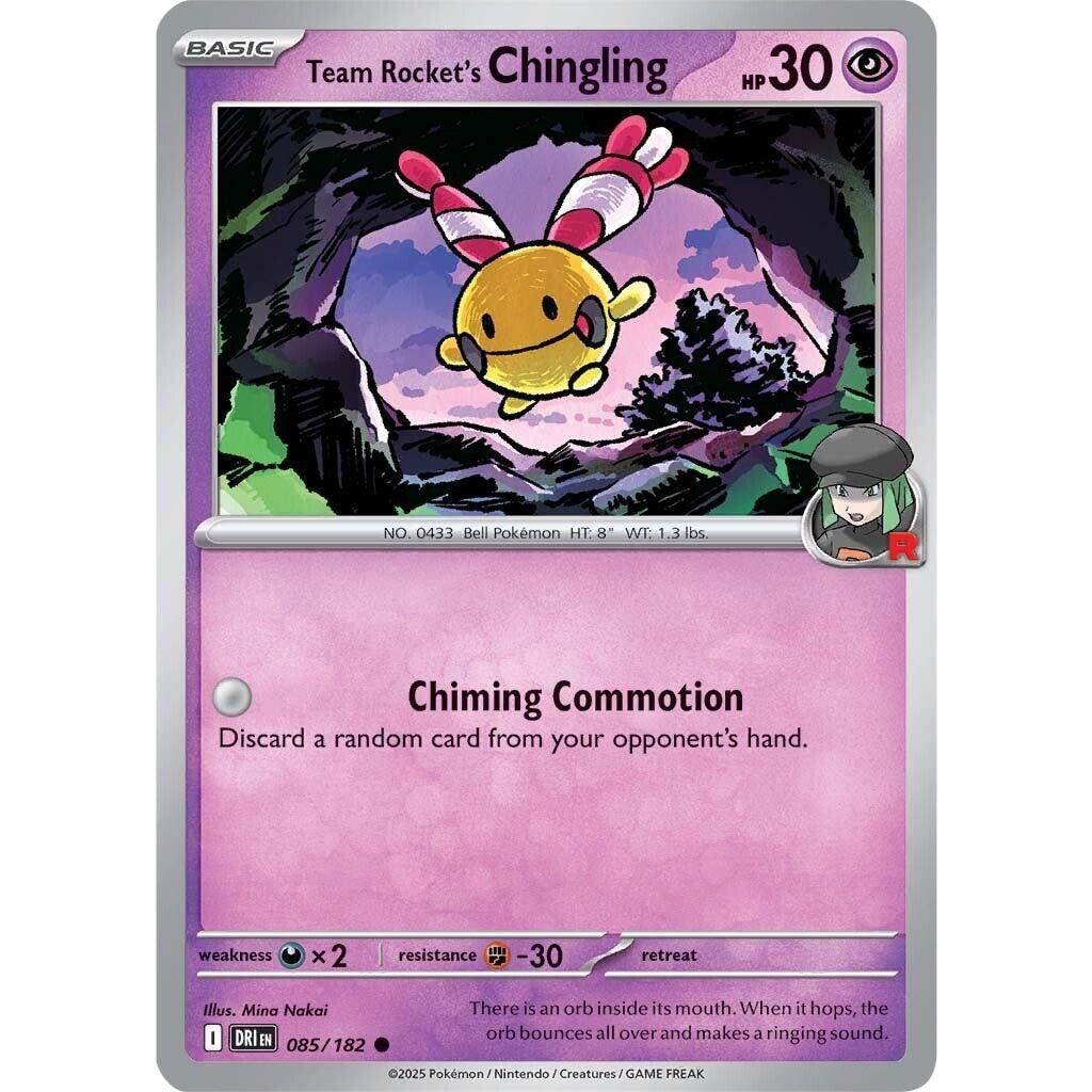 Image for Team Rocket's Chingling (085/182) (DRI) - Pokemon