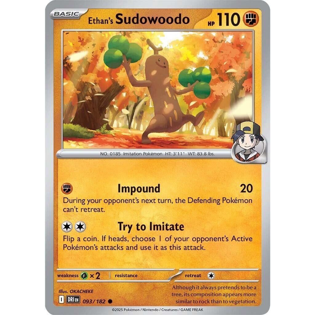 Image for Ethan's Sudowoodo (093/182) (DRI) - Pokemon