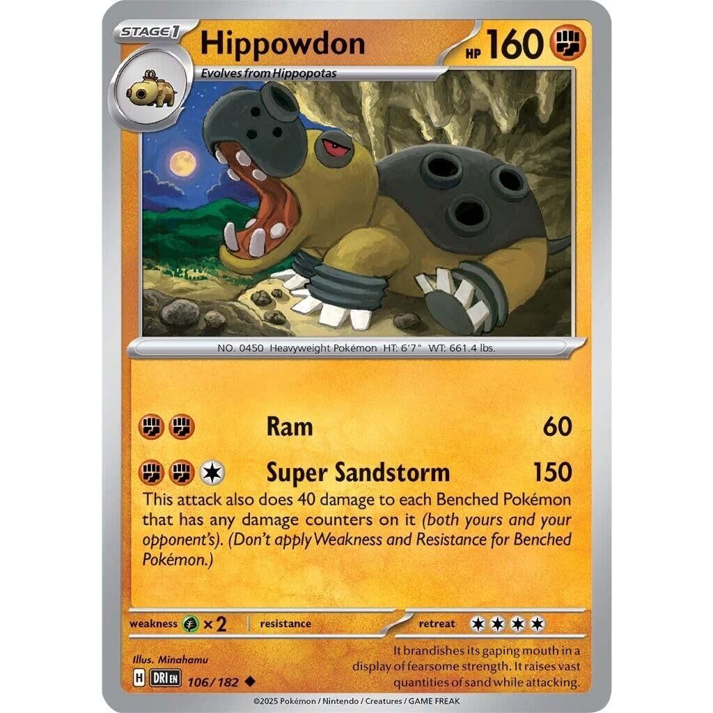 Image for Hippowdon (106/182) (DRI) - Pokemon