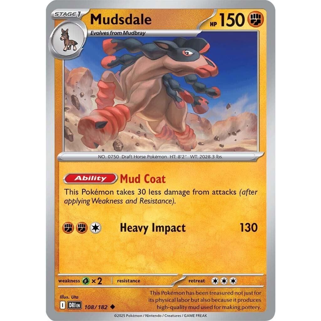 Image for Mudsdale (108/182) (DRI) - Pokemon