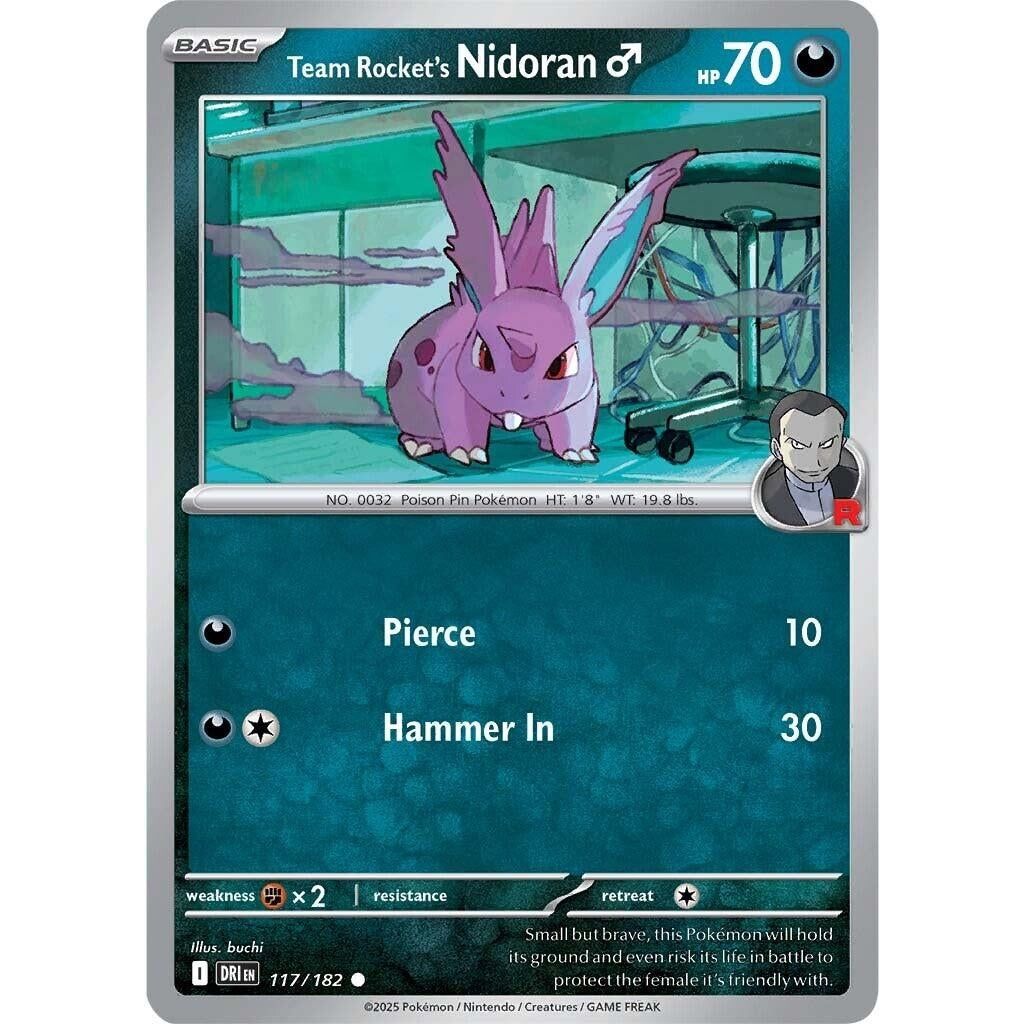 Image for Team Rocket's Nidoran M (117/182) (DRI) - Pokemon