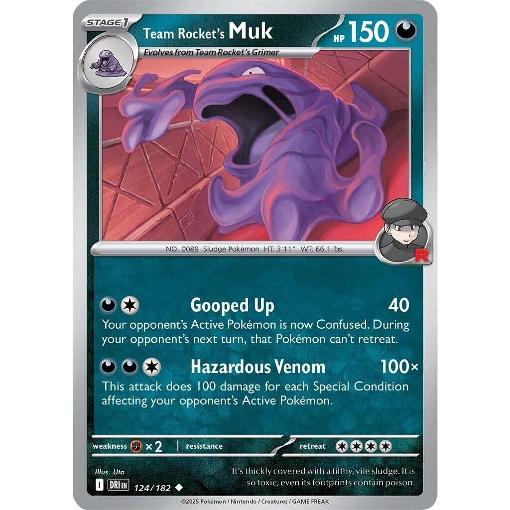 Image for Team Rocket's Muk (124/182) (DRI) - Pokemon