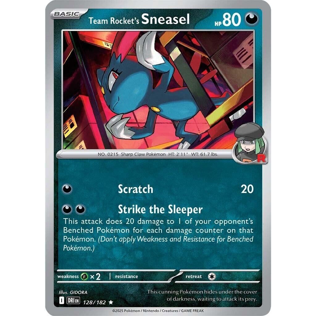 Image for Team Rocket's Sneasel (128/182) (DRI) - Pokemon