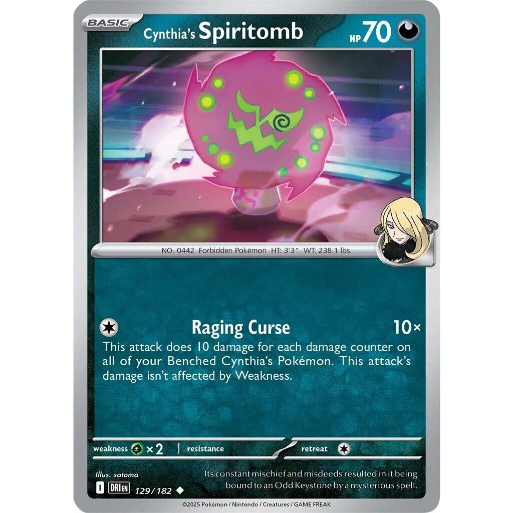 Image for Cynthia's Spiritomb (129/182) (DRI) - Pokemon