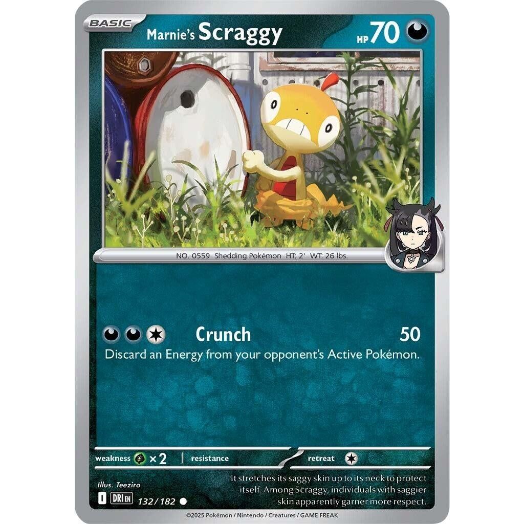 Image for Marnie's Scraggy (132/182) (DRI) - Pokemon