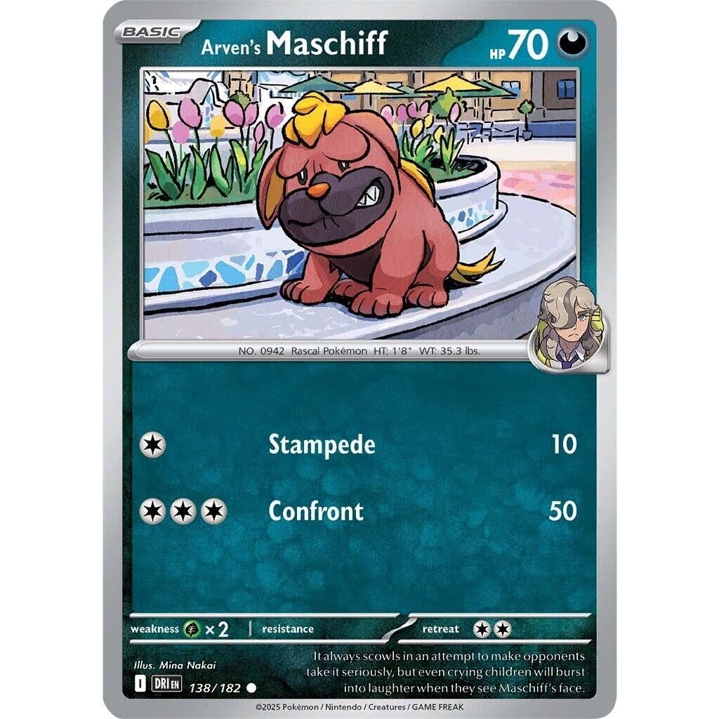 Image for Arven's Maschiff (138/182) (DRI) - Pokemon