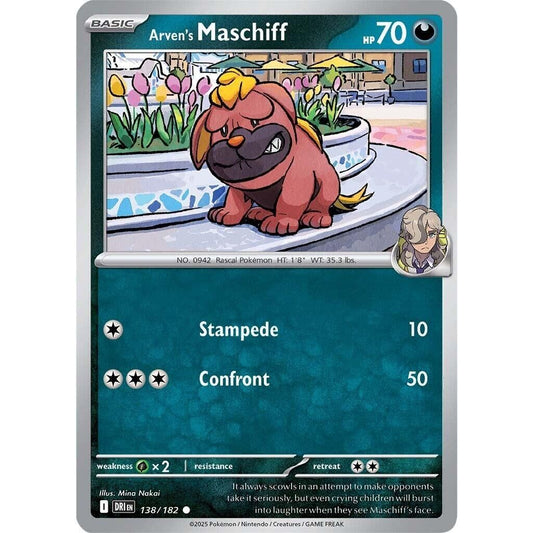 Image for Arven's Maschiff (138/182) (DRI) - Pokemon