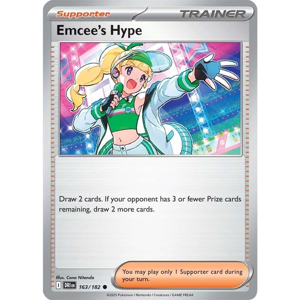 Image for Emcee's Hype (163/182) (DRI) - Pokemon