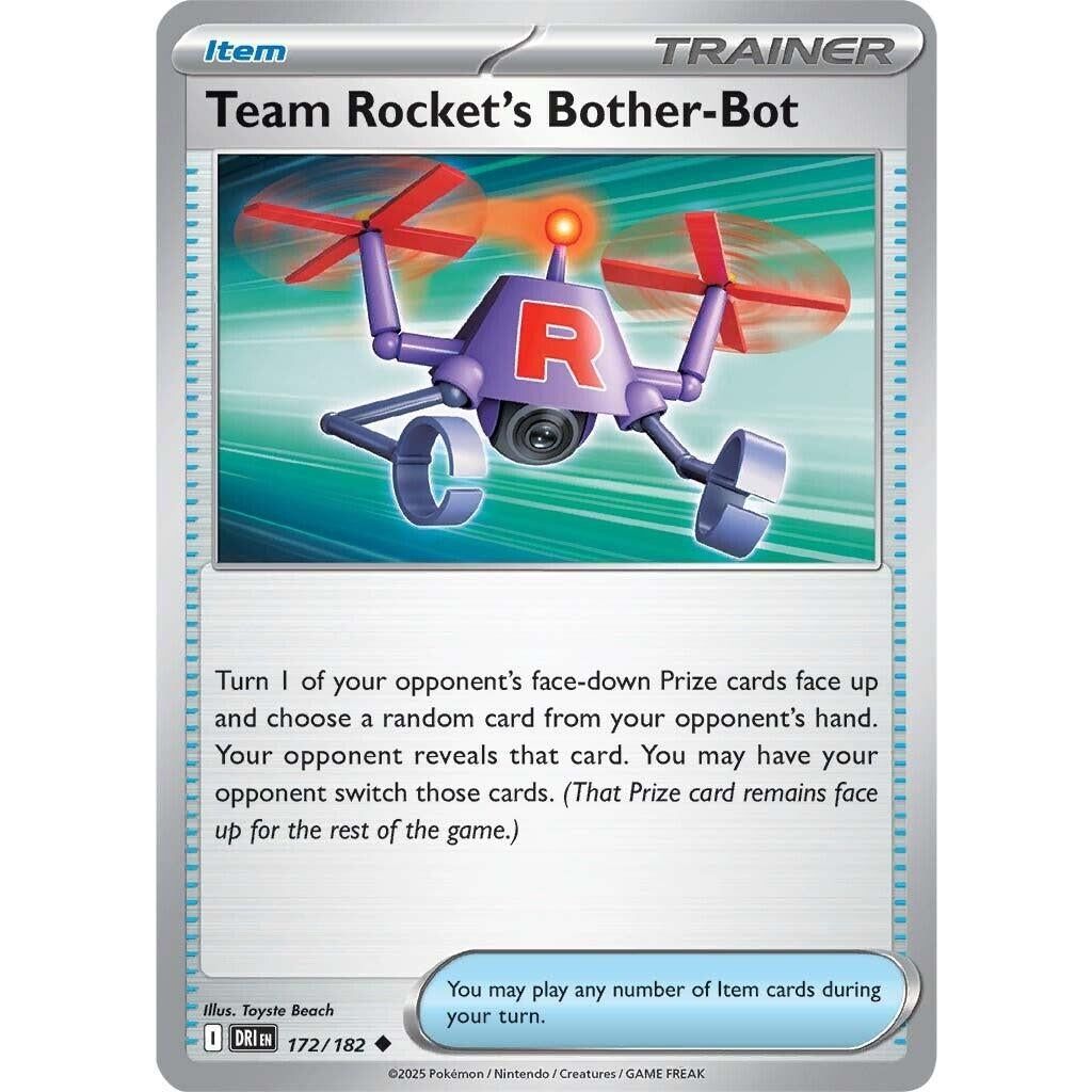 Image for Team Rocket's Bother-Bot (172/182) (DRI) - Pokemon