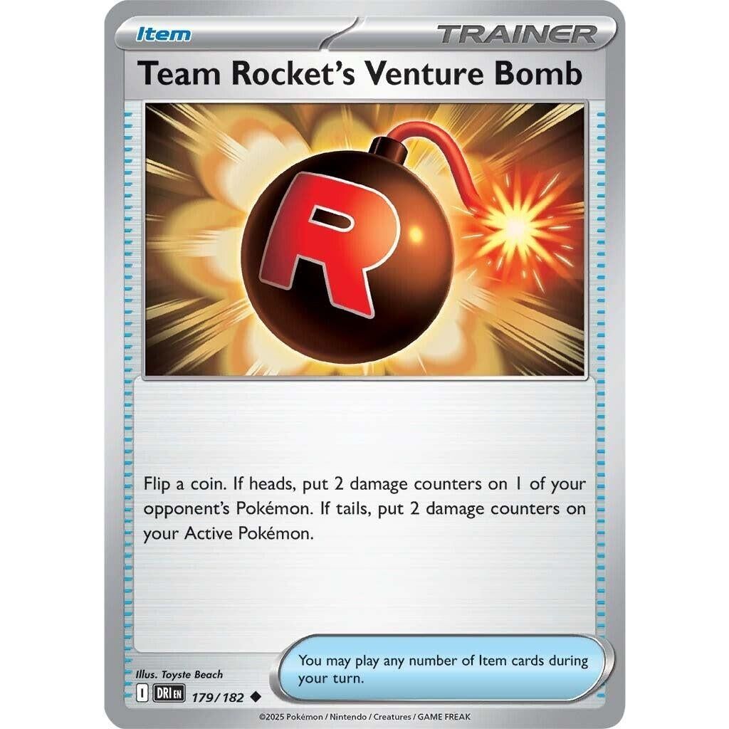 Image for Team Rocket's Venture Bomb (179/182) (DRI) - Pokemon