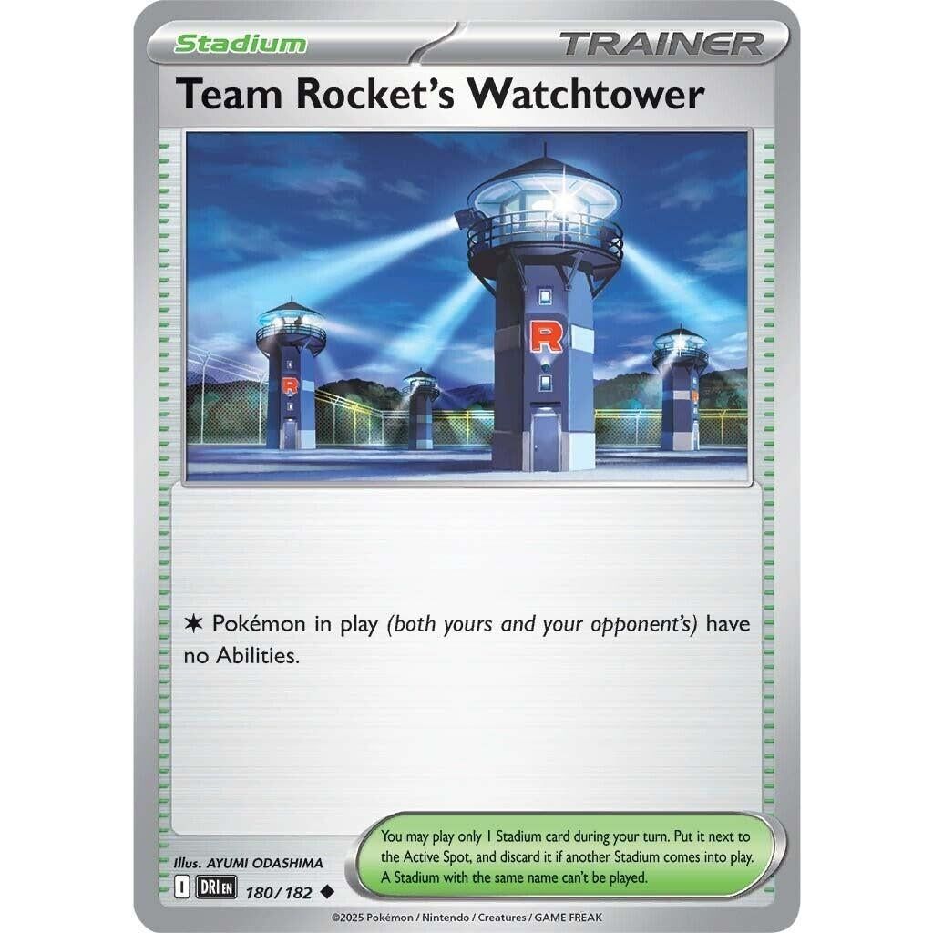 Image for Team Rocket's Watchtower (180/182) (DRI) - Pokemon