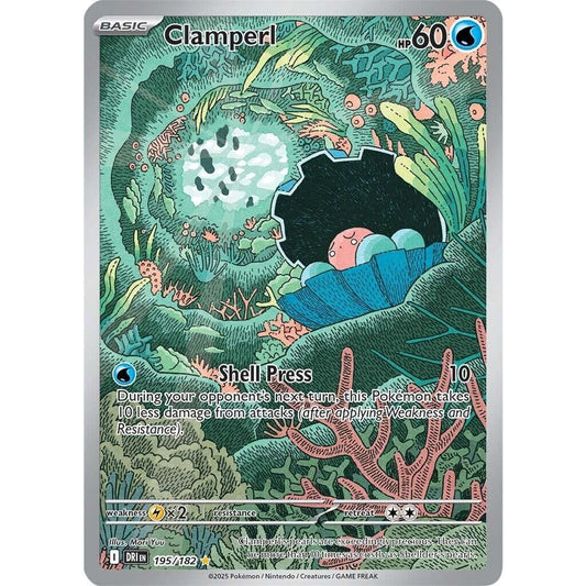 Image for Clamperl (195/182) (DRI) - Pokemon