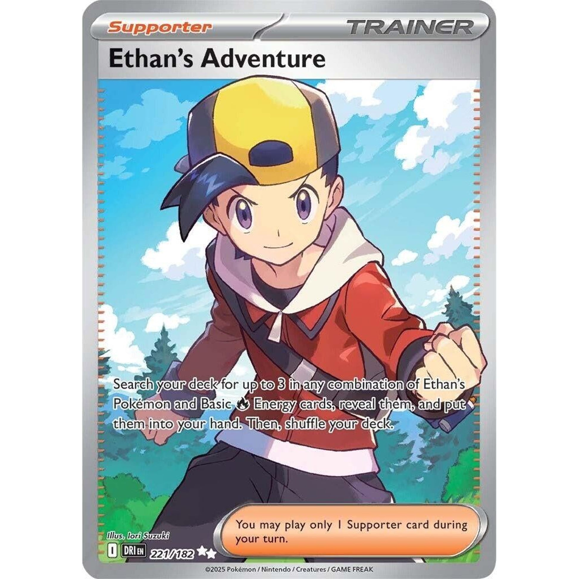 Image for Ethan's Adventure (221/182) (DRI) - Pokemon