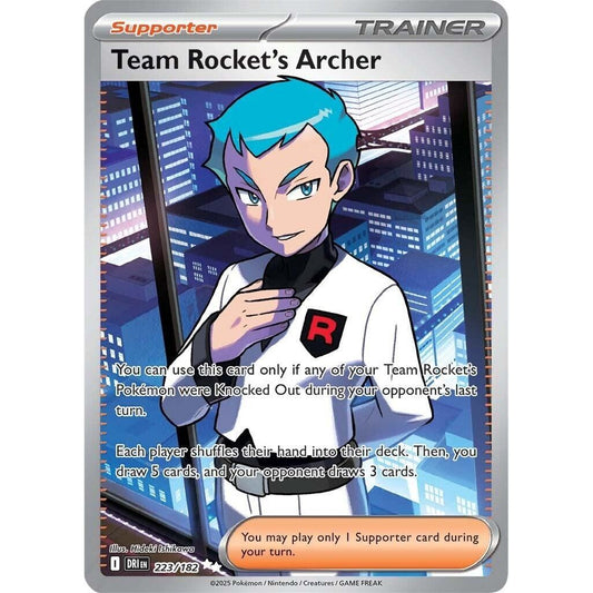 Image for Team Rocket's Archer (223/182) (DRI) - Pokemon