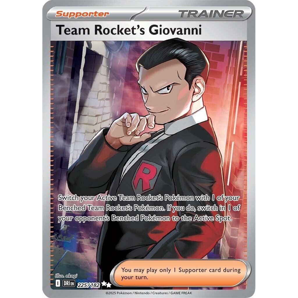 Image for Team Rocket's Giovanni (225/182) (DRI) - Pokemon