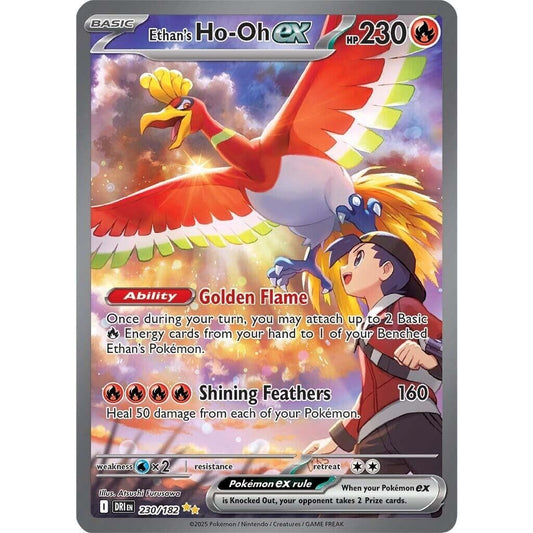 Image for Ethan's Ho-Oh ex (230/182) (DRI) - Pokemon