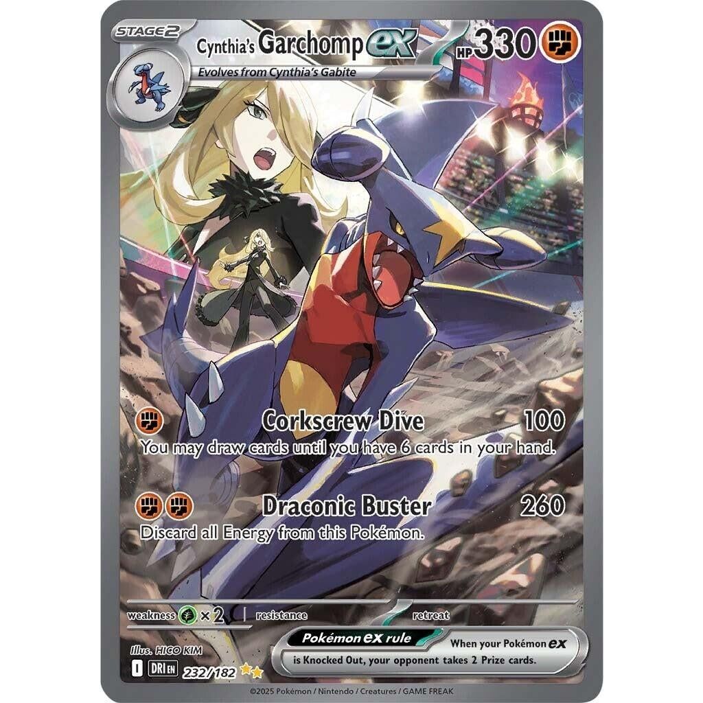 Image for Cynthia's Garchomp ex (232/182) (DRI) - Pokemon