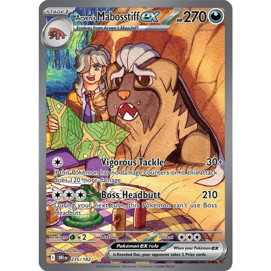 Image for Arven's Mabosstiff ex (235/182) (DRI) - Pokemon