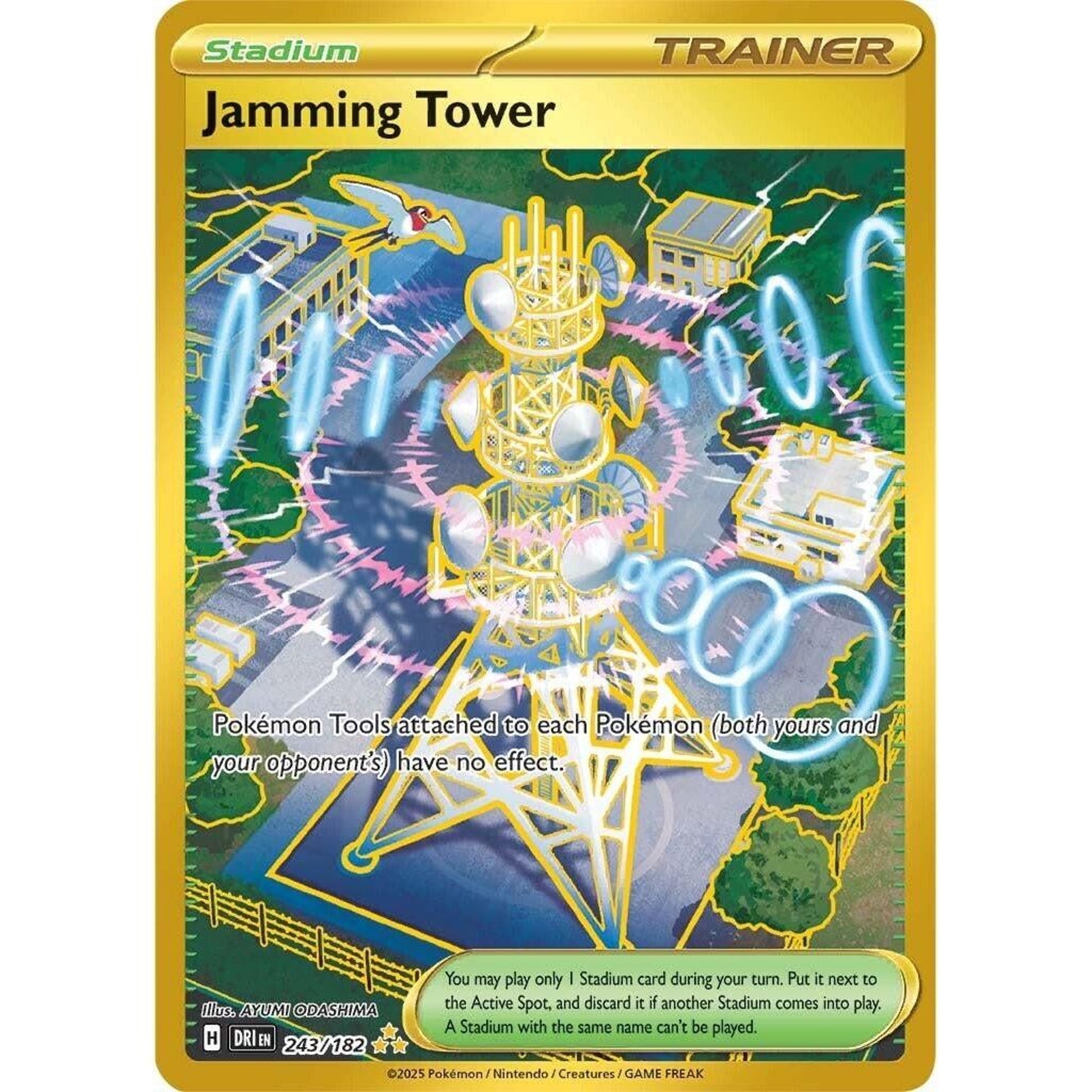 Image for Jamming Tower (243/182) (DRI) - Pokemon