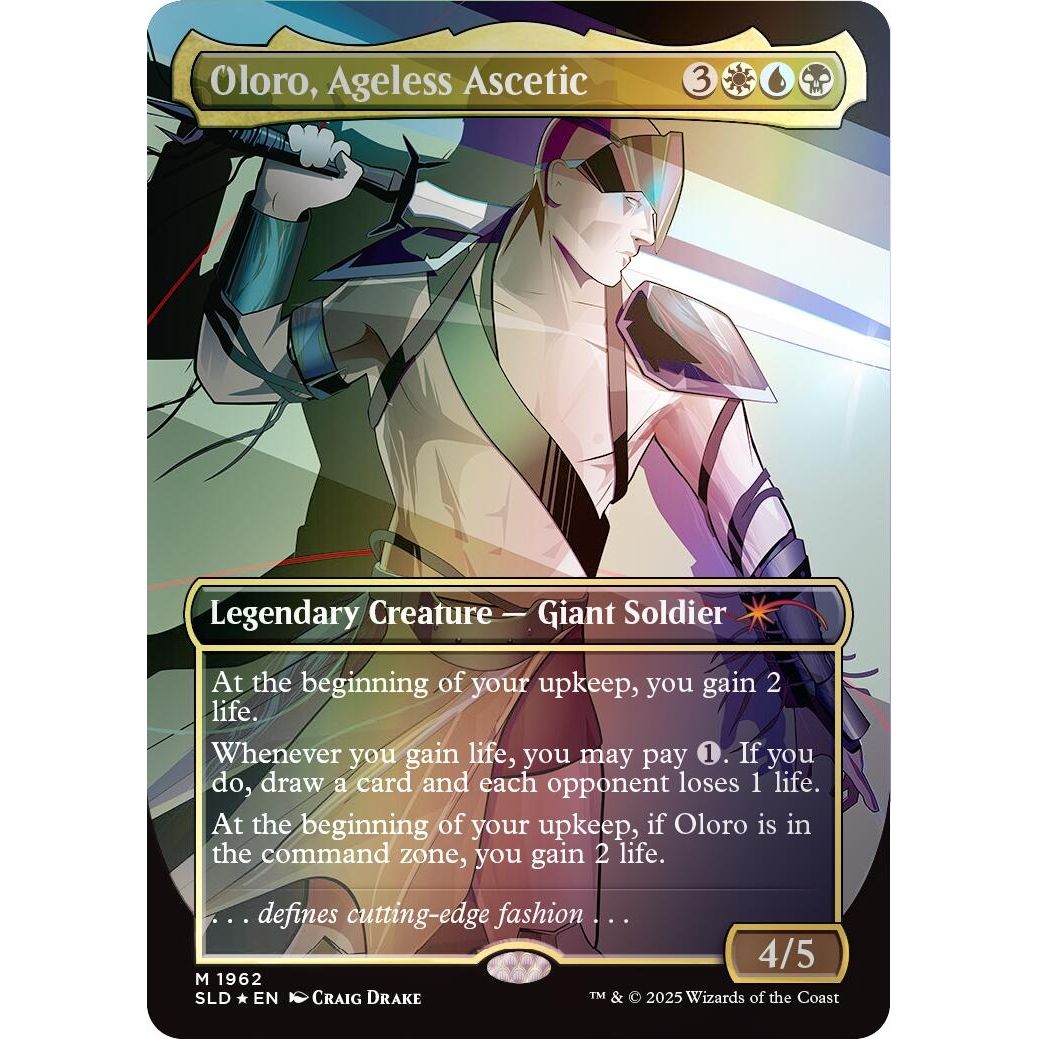 Image for Oloro, Ageless Ascetic (Rainbow Foil) (1962) (SLD) - Magic: The Gathering