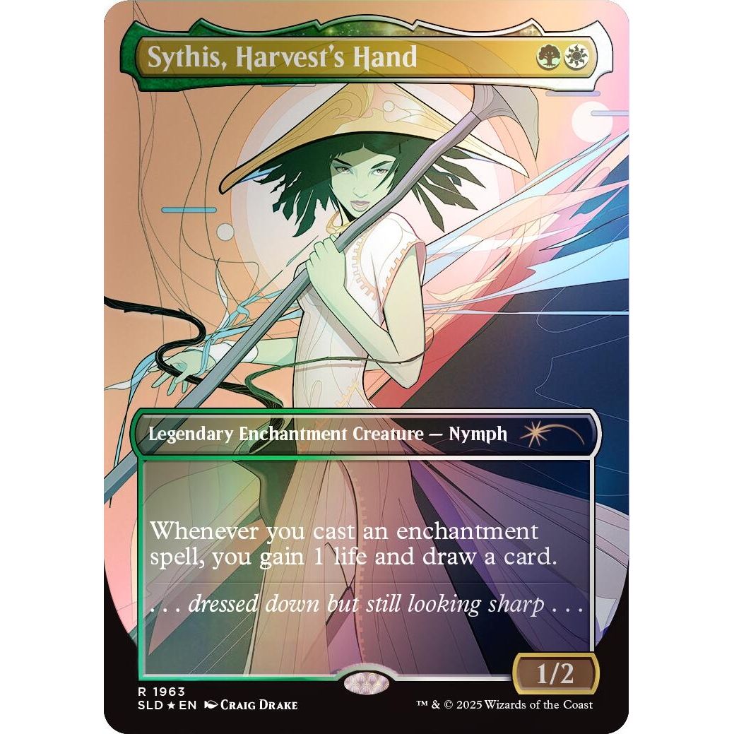 Image for Sythis, Harvest's Hand (Rainbow Foil) (1963) (SLD) - Magic: The Gathering