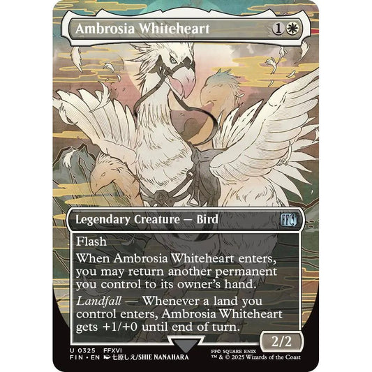 Image for Ambrosia Whiteheart (Borderless) (325) (FIN) - Magic: The Gathering