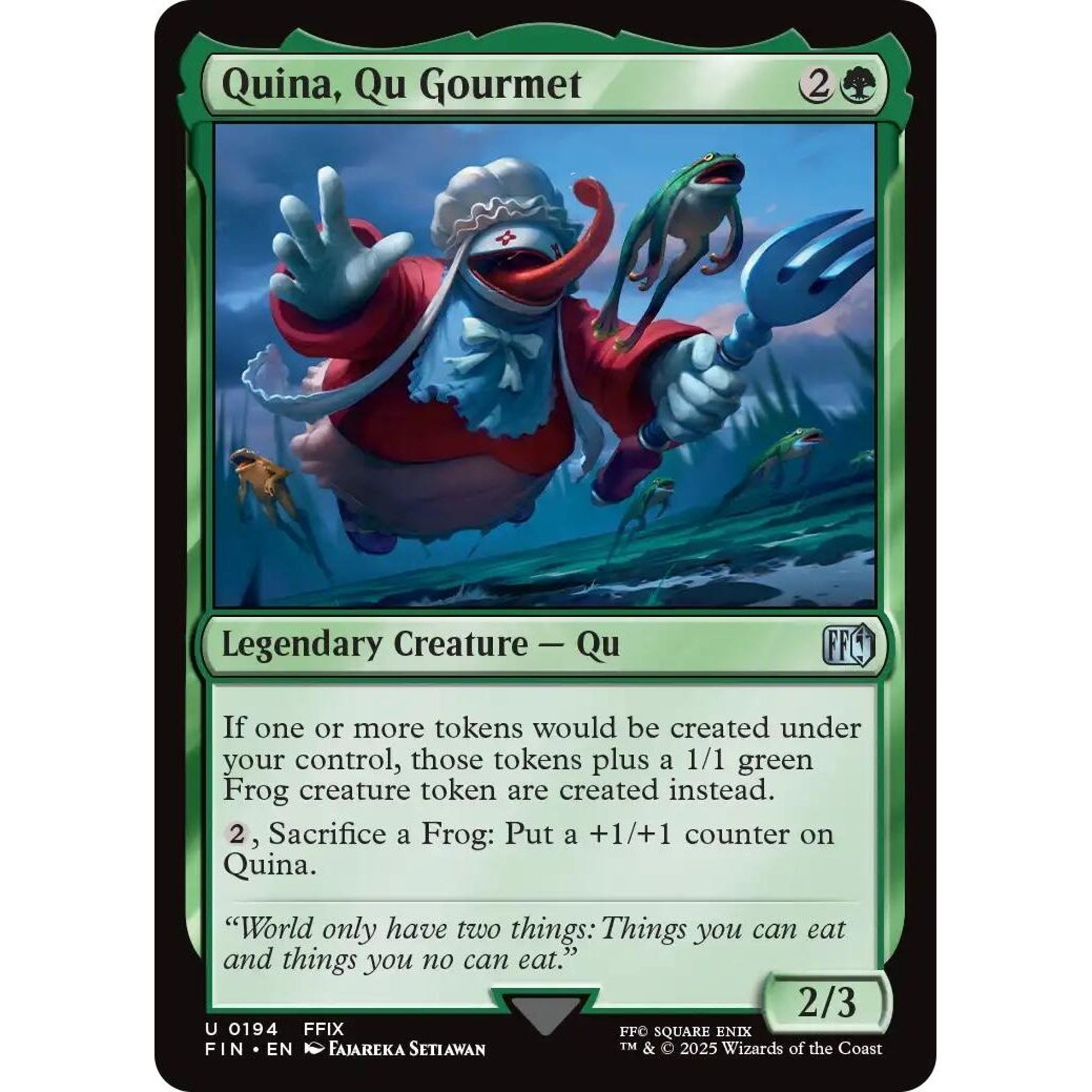 Image for Quina, Qu Gourmet (194) (FIN) - Magic: The Gathering