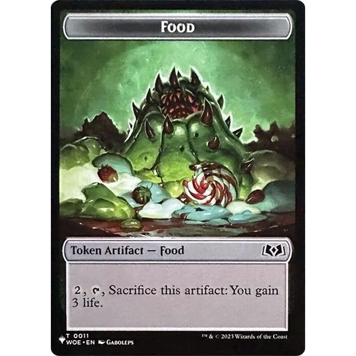 Image for Food // Plant Double-Sided Token (11 // 8) (LIST) - Magic: The Gathering