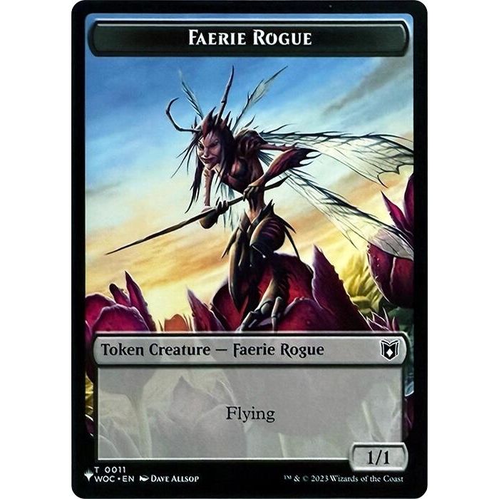 Image for Faerie Rogue // Ape Double-Sided Token (11 // 10) (LIST) - Magic: The Gathering