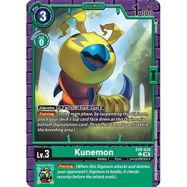 Image for Kunemon (EX9-034 C) (EX09) - Digimon Card Game