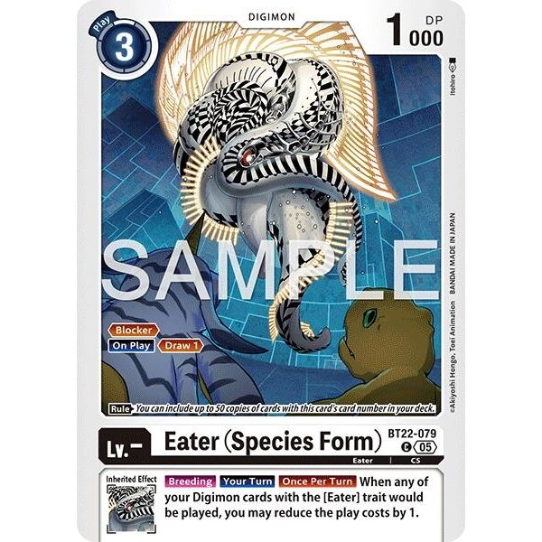 Image for Eater (Species Form) (BT22-079 C) (BT22) - Digimon Card Game