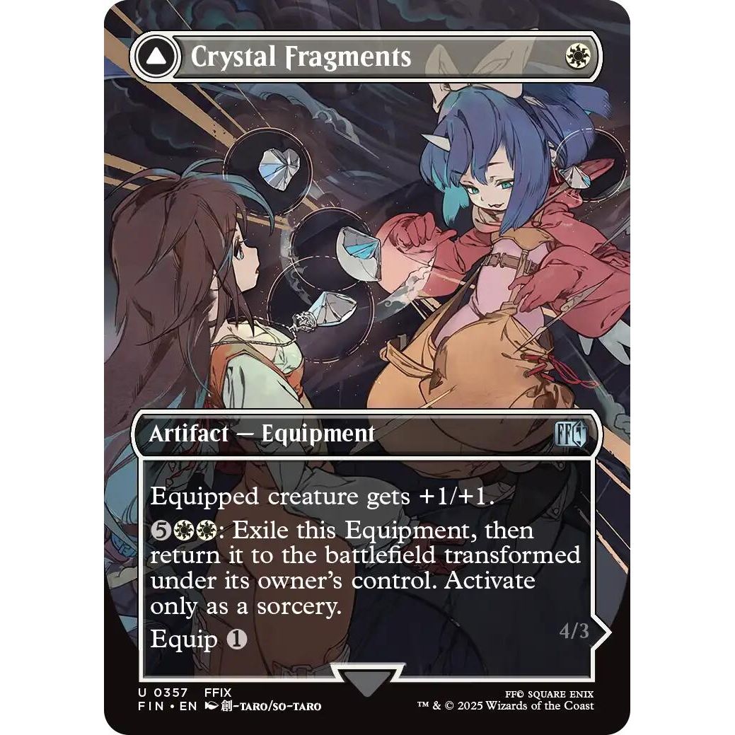Image for Crystal Fragments (Borderless) (357) (FIN) - Magic: The Gathering