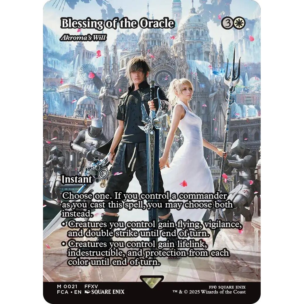 Image for Blessing of the Oracle - Akroma's Will (Showcase) (21) (FCA) - Magic: The Gathering