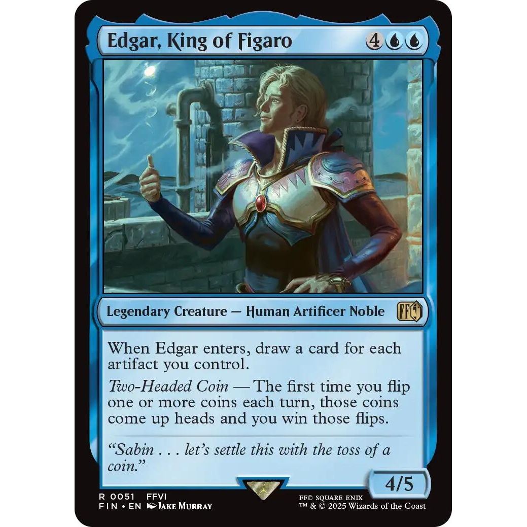 Image for Edgar, King of Figaro (51) (FIN) - Magic: The Gathering