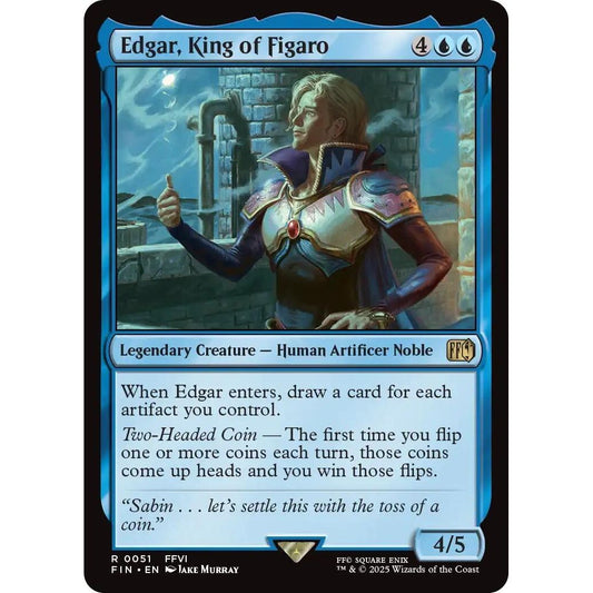 Image for Edgar, King of Figaro (51) (FIN) - Magic: The Gathering