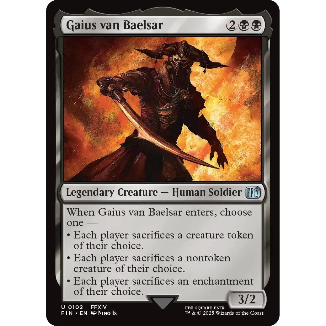 Image for Gaius van Baelsar (102) (FIN) - Magic: The Gathering