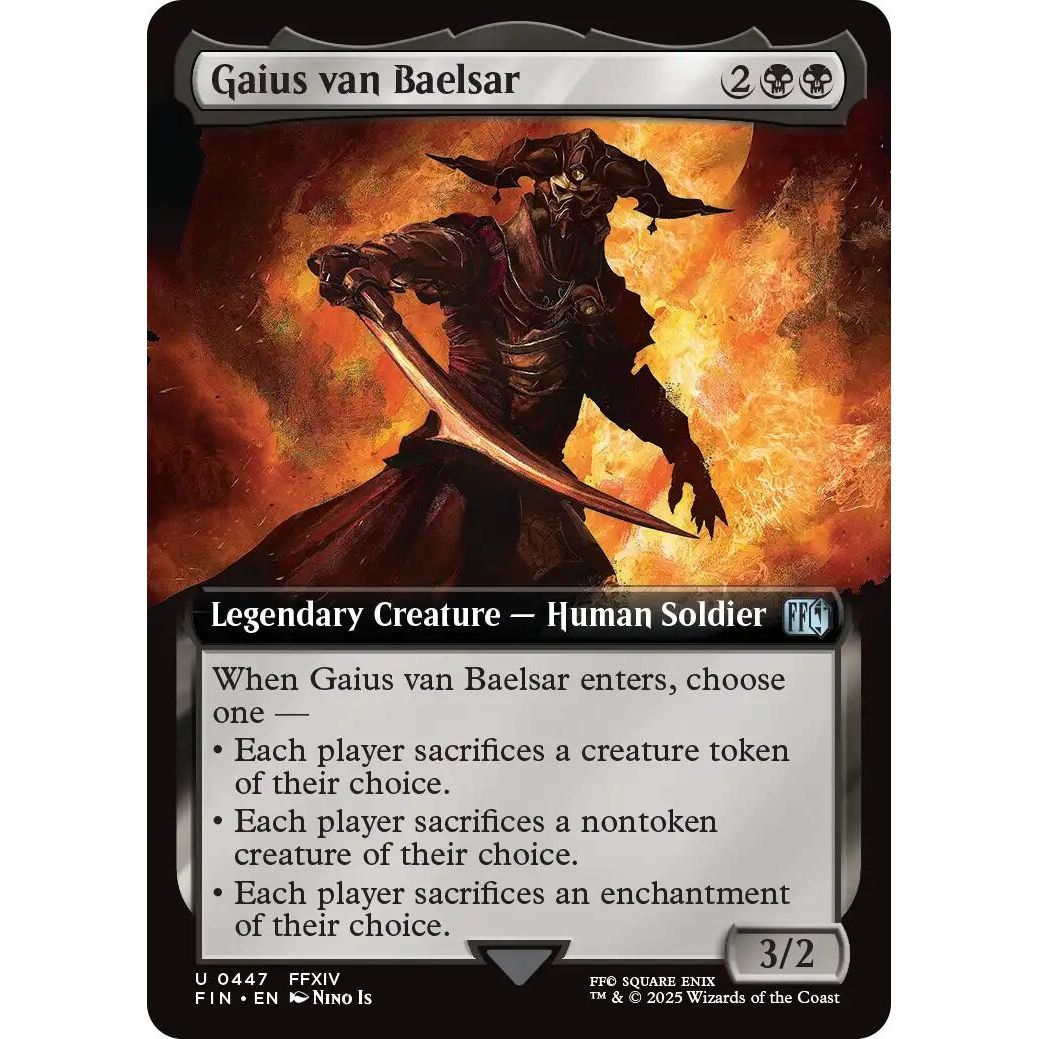 Image for Gaius van Baelsar (Extended Art) (447) (FIN) - Magic: The Gathering