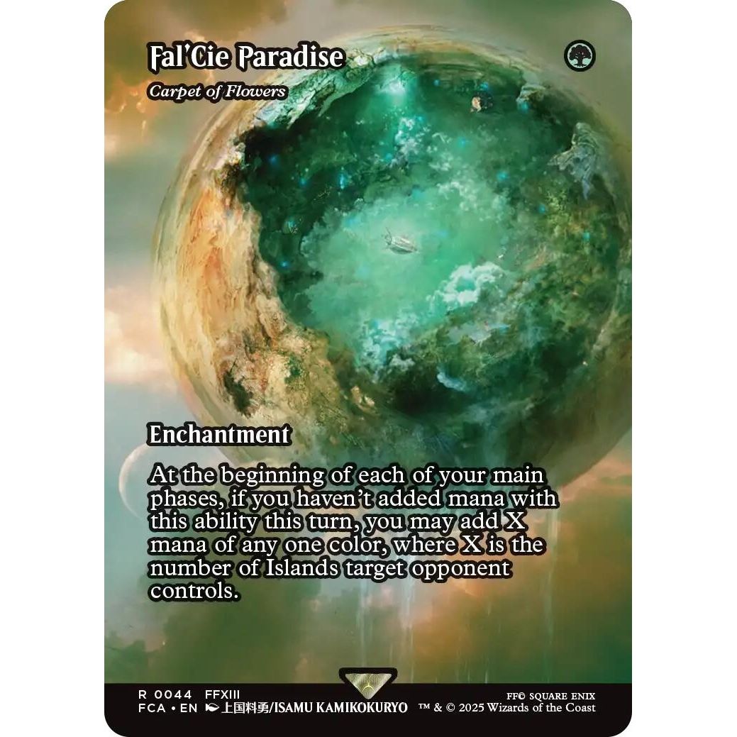 Image for Fal'Cie Paradise - Carpet of Flowers (Showcase) (44) (FCA) - Magic: The Gathering