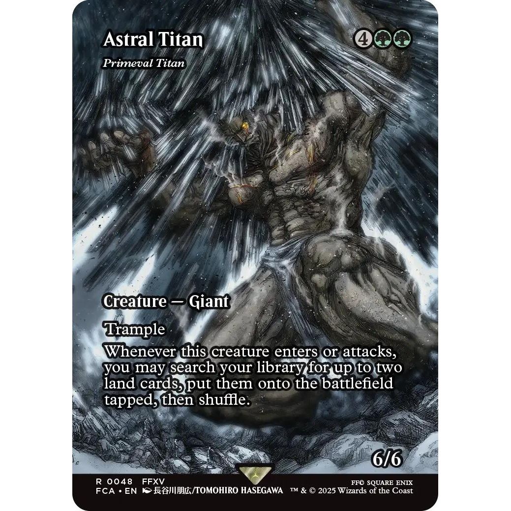 Image for Astral Titan - Primeval Titan (Showcase) (48) (FCA) - Magic: The Gathering
