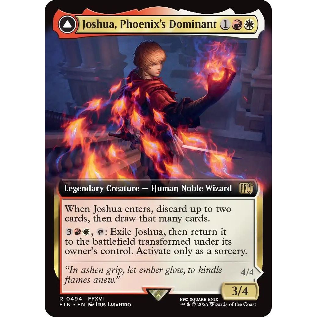 Image for Joshua, Phoenix's Dominant (Extended Art) (494) (FIN) - Magic: The Gathering