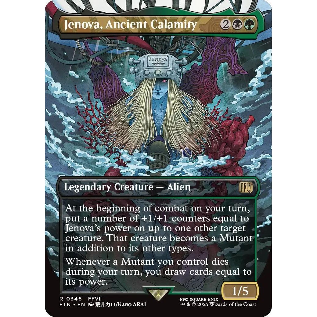 Image for Jenova, Ancient Calamity (Borderless) (346) (FIN) - Magic: The Gathering