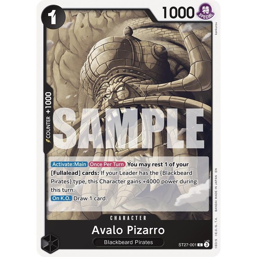 Image for Avalo Pizarro (ST27-001) (ST-27) - One Piece Card Game