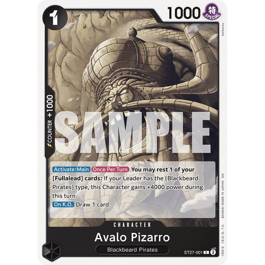 Image for Avalo Pizarro (ST27-001) (ST-27) - One Piece Card Game