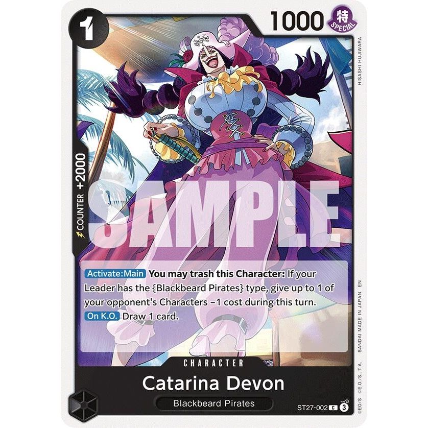 Image for Catarina Devon (ST27-002) (ST-27) - One Piece Card Game