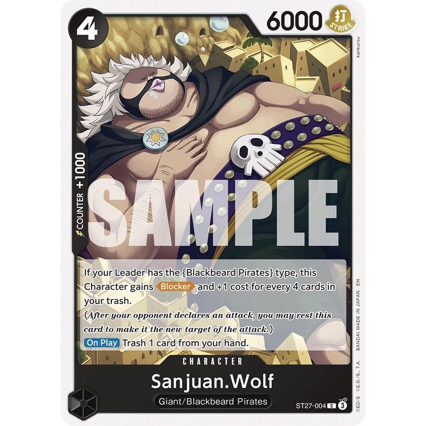 Image for Sanjuan.Wolf (ST27-004) (ST-27) - One Piece Card Game