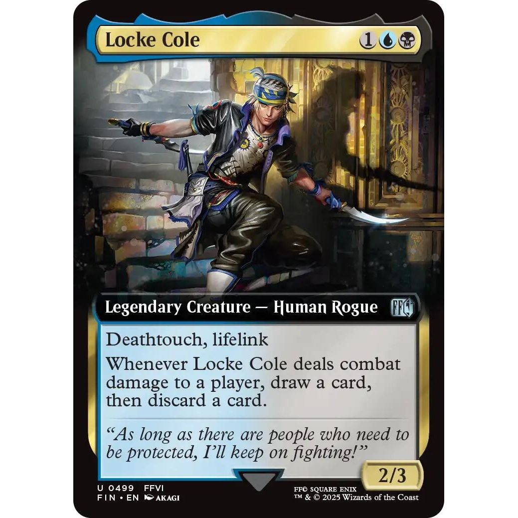 Image for Locke Cole (Extended Art) (499) (FIN) - Magic: The Gathering