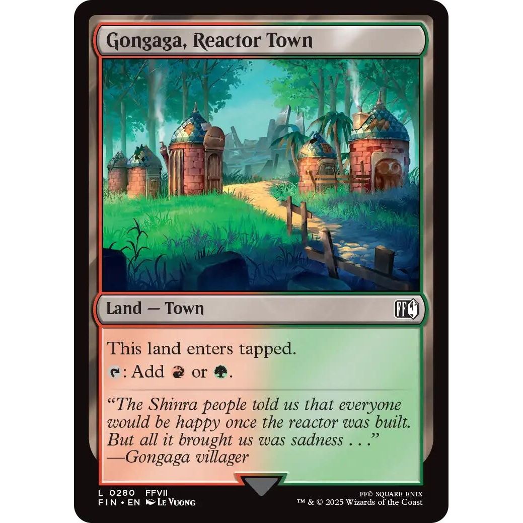 Image for Gongaga, Reactor Town (280) (FIN) - Magic: The Gathering