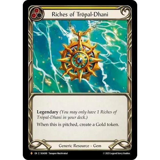 Image for Riches of Tropal-Dhani (SEA000) - Flesh and Blood TCG