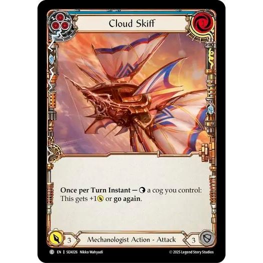 Image for Cloud Skiff (Blue) (SEA026) - Flesh and Blood TCG